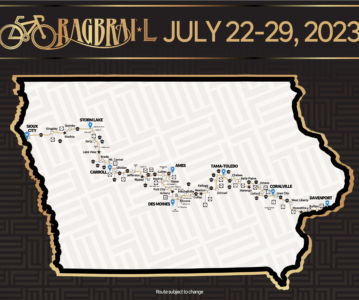 RAGBRAI L Full Route Announced and Theme Days!